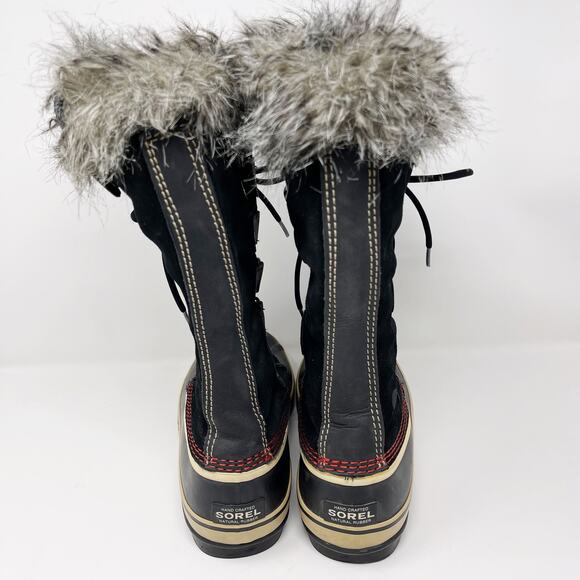 Sorel Womens Size 9 Black Joan of Arctic Waterproof Suede Leather Winter Boots - Picture 9 of 12